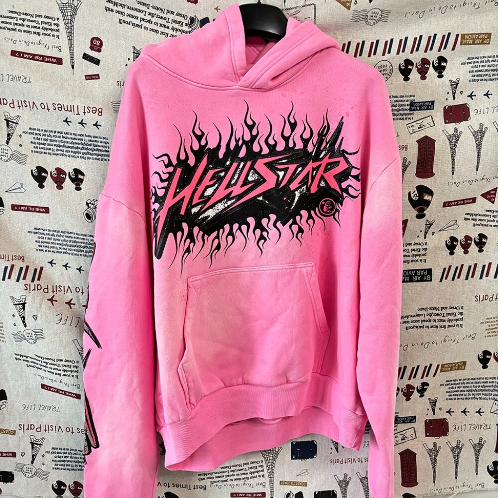 Hellstar Pink Brainwashed Hoodie